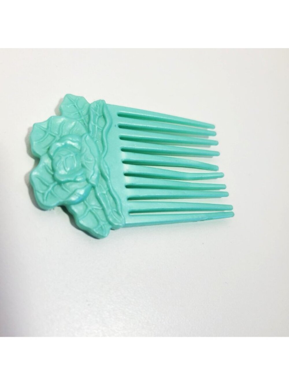 Cabbage Patch Kids 1991 Crimp N Curl Mint Green Comb Pick Slightly Bent See Pics - Picture 8 of 8